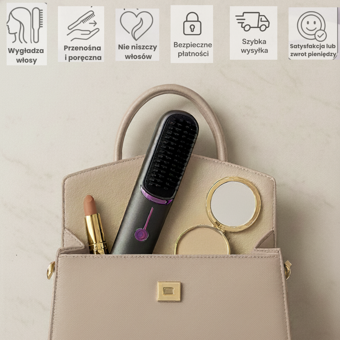 Onaiaa | GlideX Przenośna szczotka prostująca