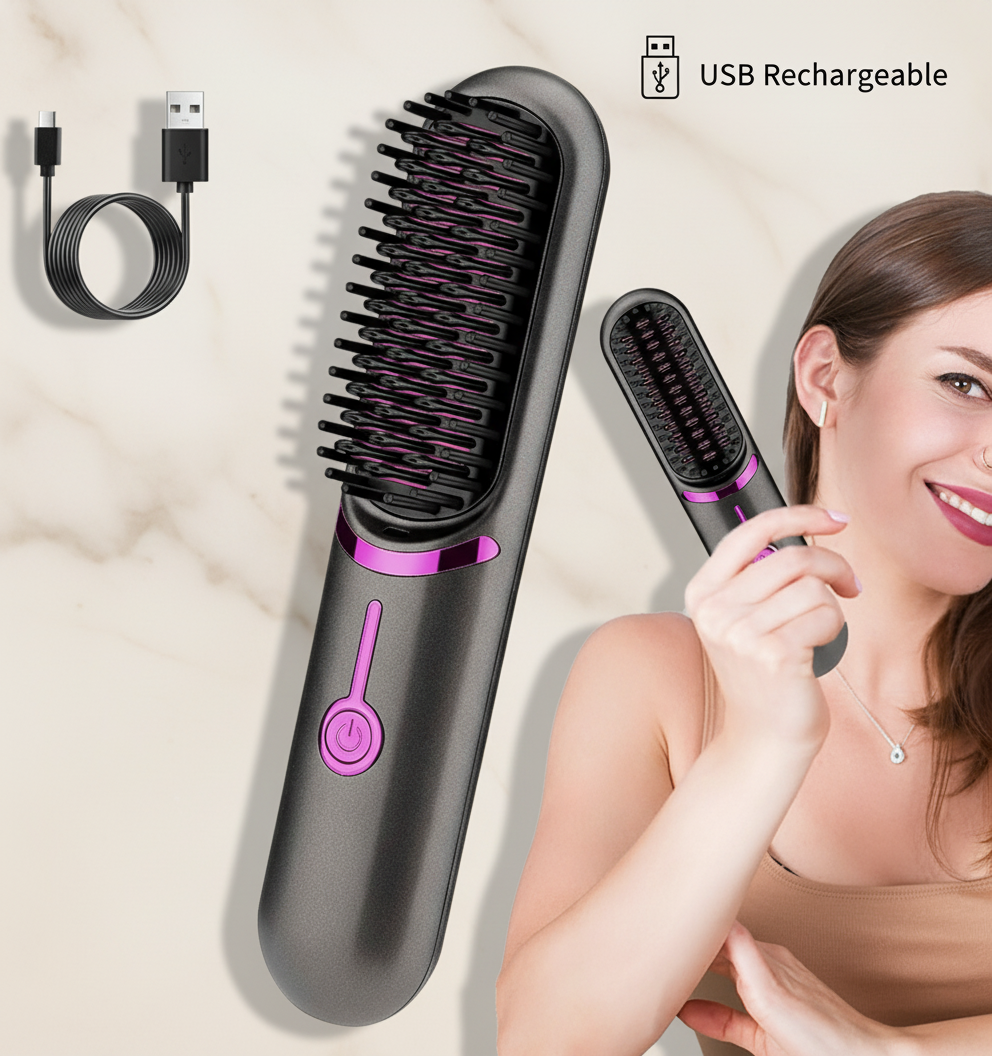 Onaiaa | GlideX Przenośna szczotka prostująca